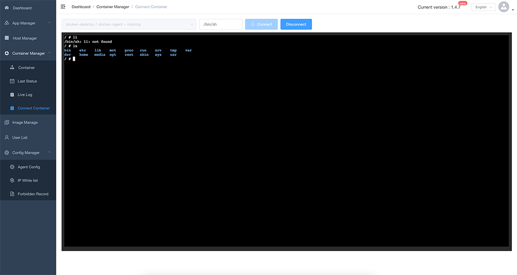 Docker manager